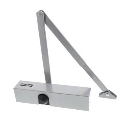 Briton 2003V Overhead Door Closer SES Sprayed Silver EN 1-4